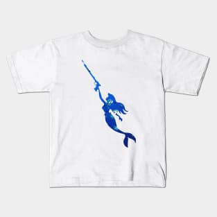 MERMAID SPEARFISHING Kids T-Shirt